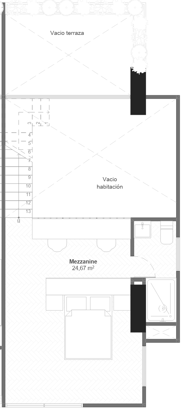 Plano apartamento 506 - Planta 2