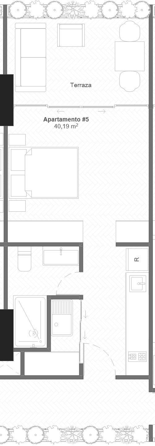 Plano apartamento 205