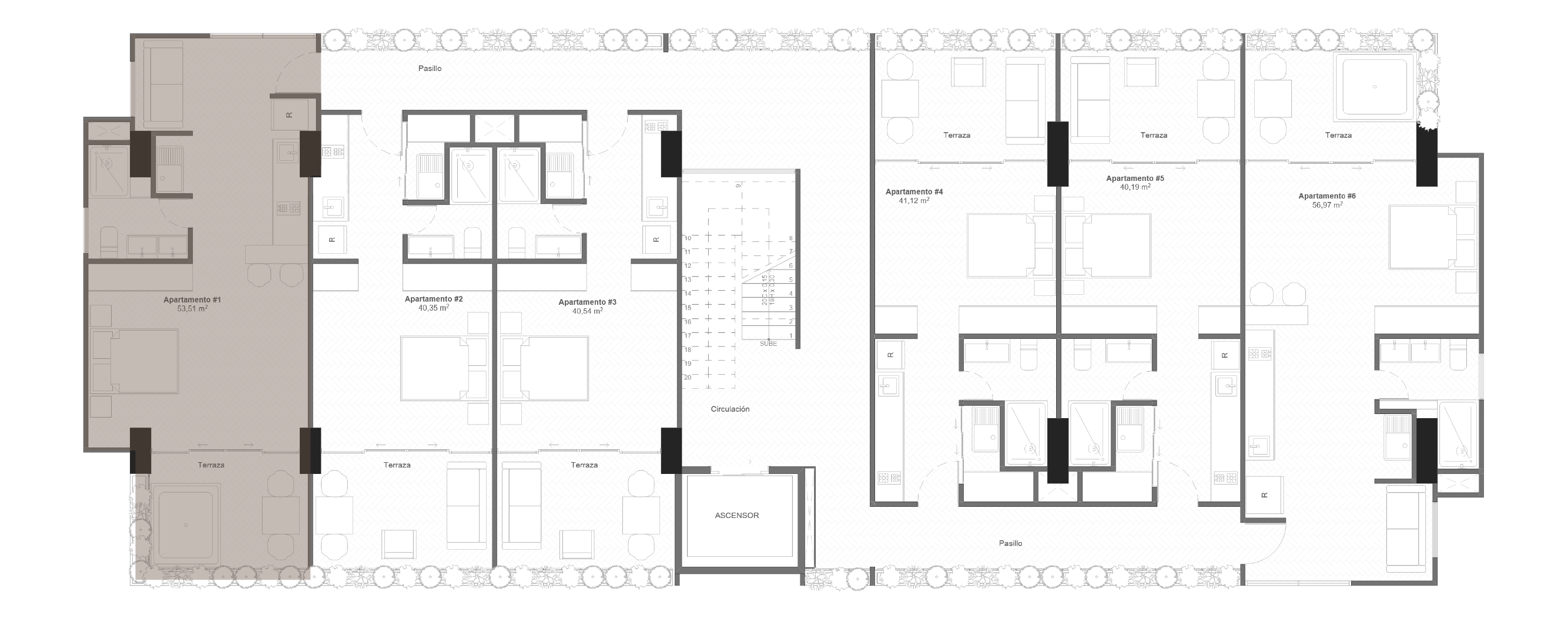 Ubicación apartamento 401