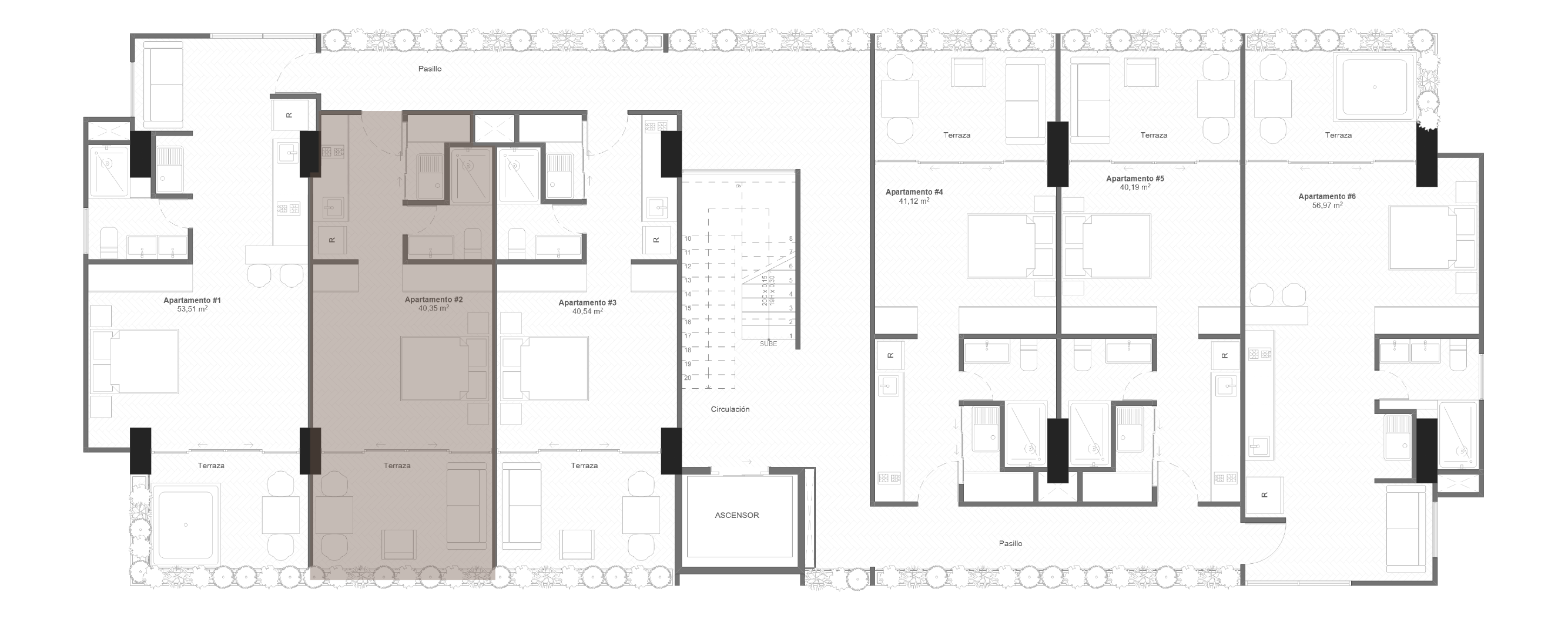 Ubicación apartamento 502