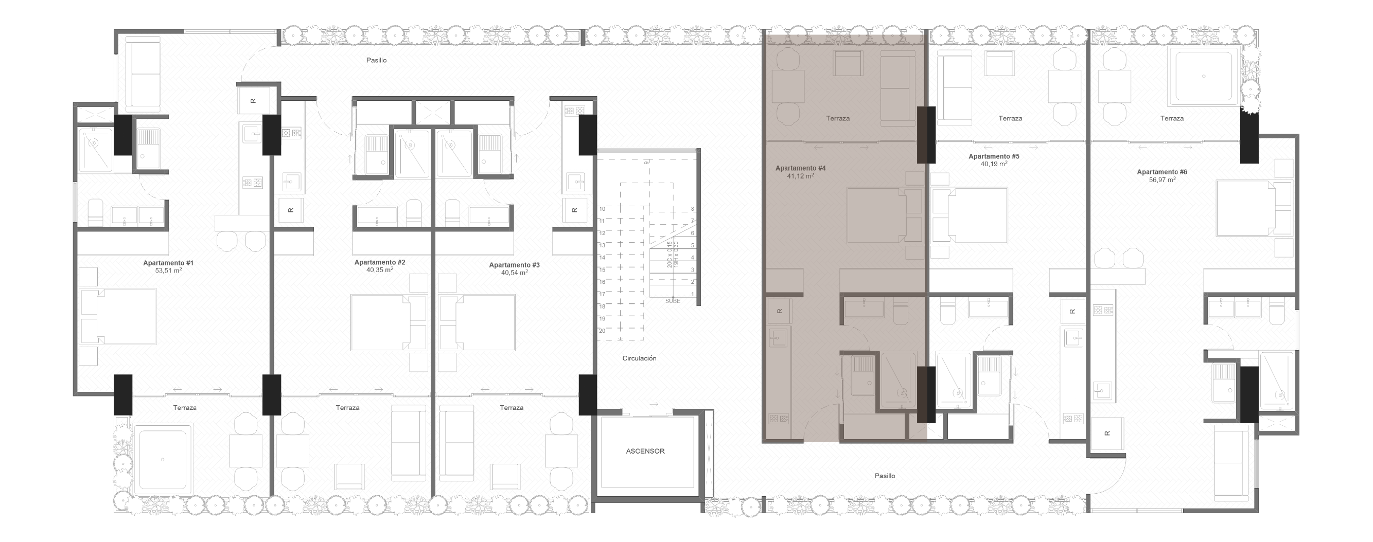 Ubicación apartamento 404