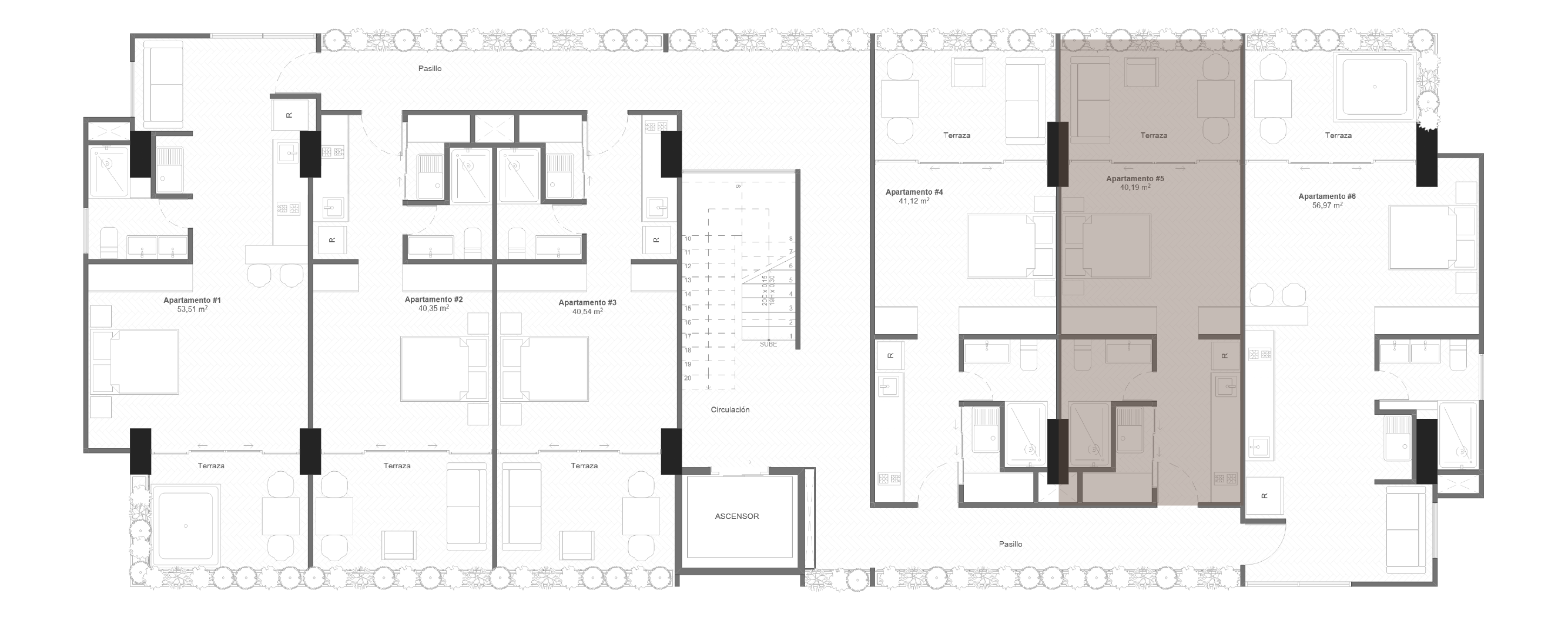 Ubicación apartamento 405
